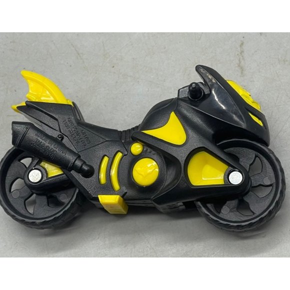 Imaginext Batman batcycle only no figure black yellow 2015 plastic mattle READ - Picture 2 of 6